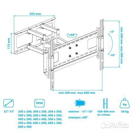 Кронштейн для тв 32