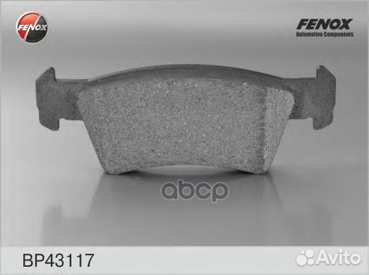 Колодки тормозные зад. BP43117 fenox