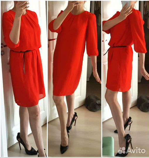 Платье Франция коктейльное Etam (S-M)