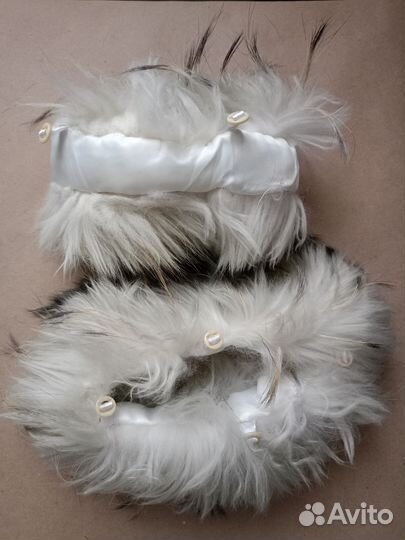 Меховой воротник и манжеты