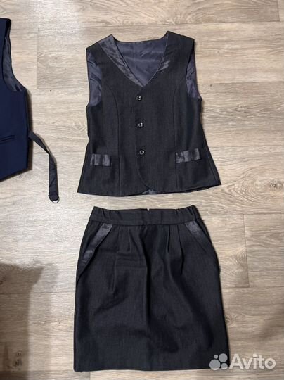 Костюм школьный для девочки 128