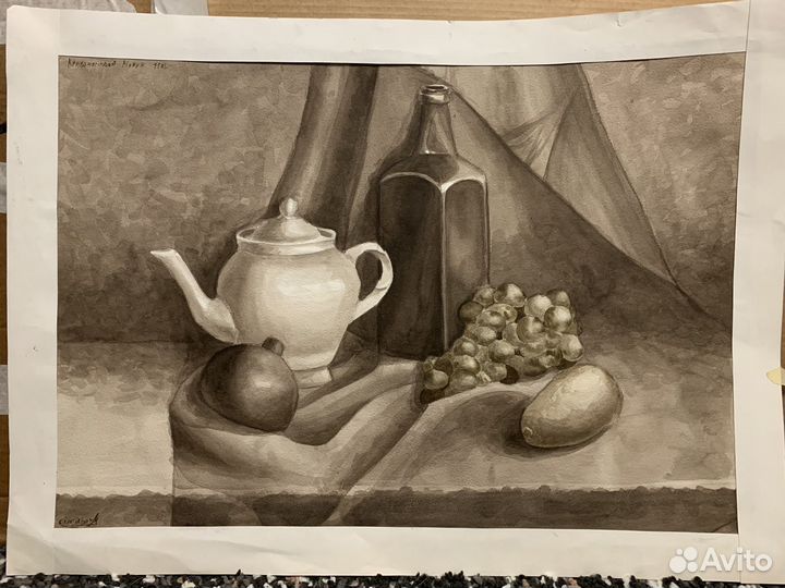 Академическая акварель живопись