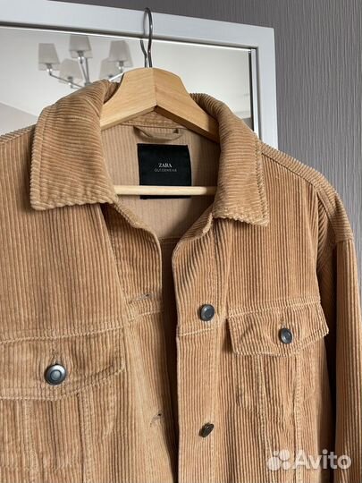 Вельветовая куртка-рубашка Zara