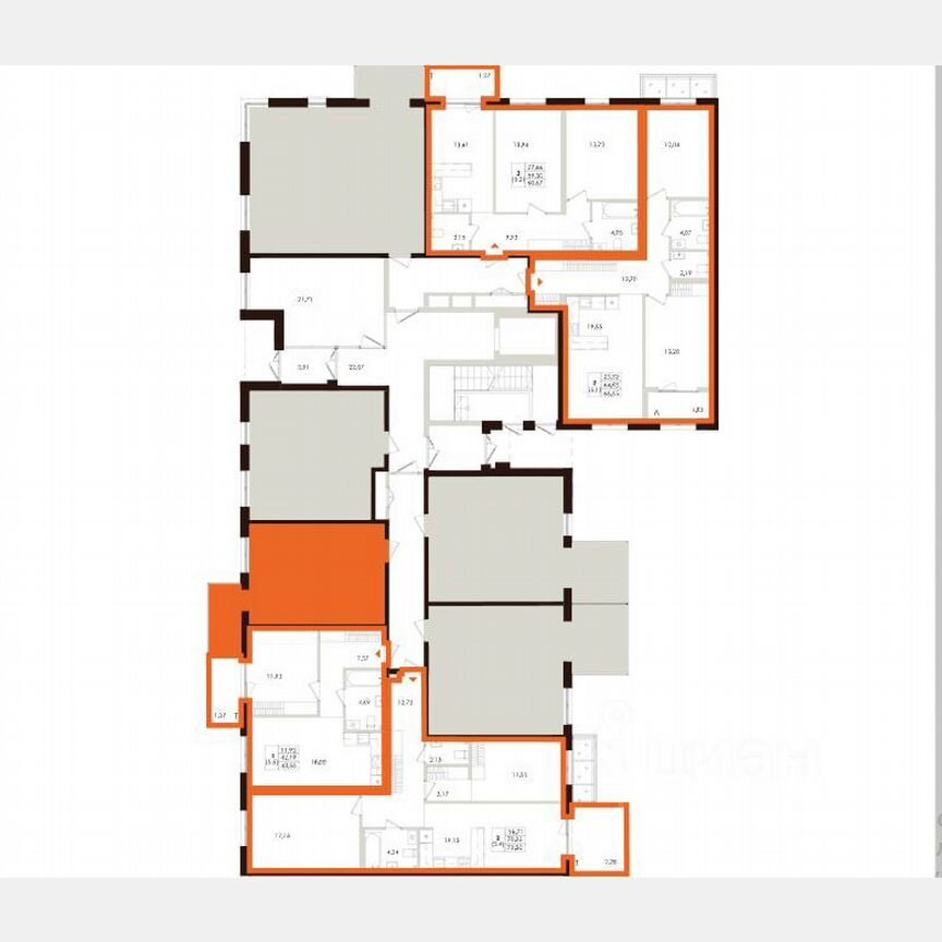 Квартира-студия, 27,7 м², 1/4 эт.