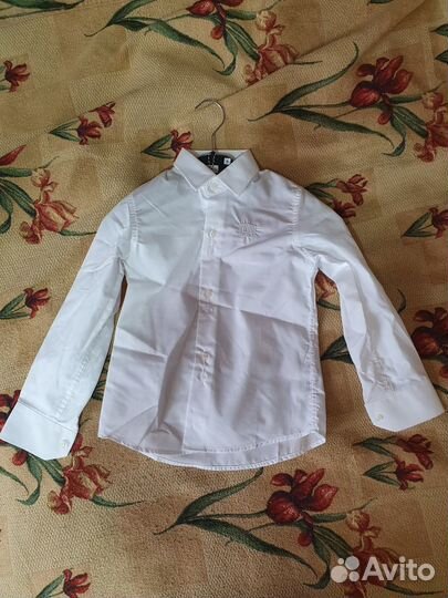 Рубашка белая детская новая