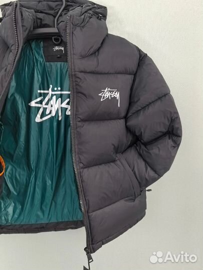 Пуховик зимний мужской stussy