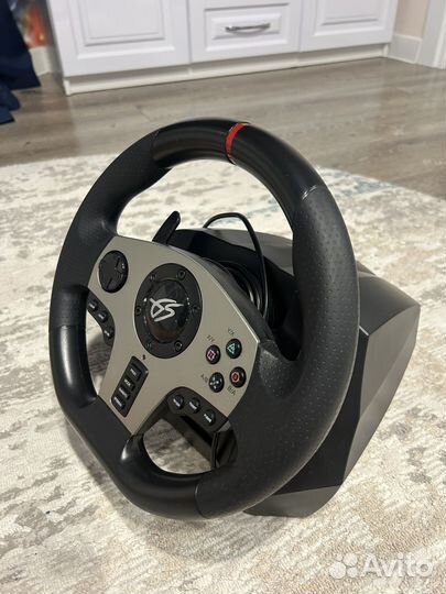 Игровой руль 900 градусов dexp wheelman pro gt