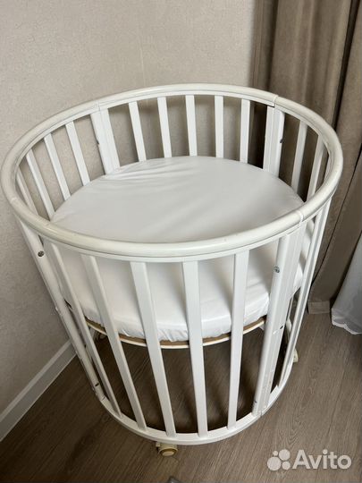 Детская кроватка круглая