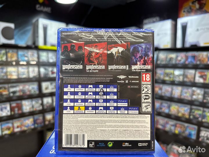 Игры для PS4: Wolfenstein: Alt History Collection