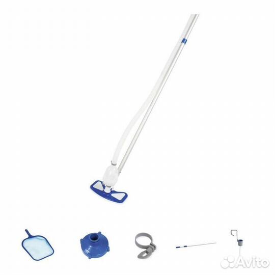 Набор для чистки бассейна скиммер, сачок, шланг