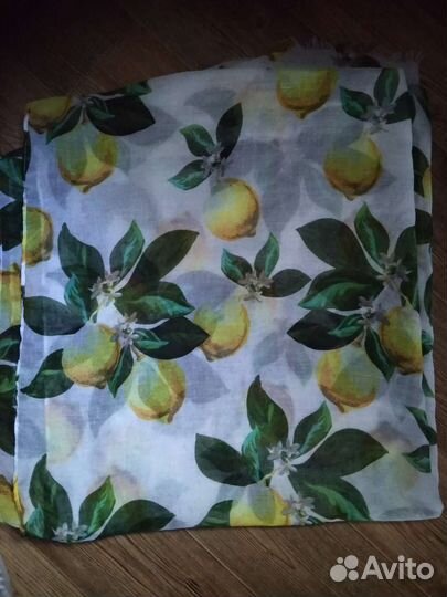 Большой летний палантин хлопок