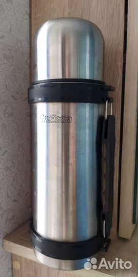 Термос MiEssa, 1 л, с ручкой, нерж. сталь