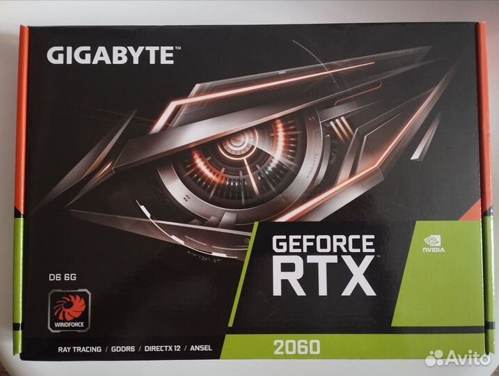 Видеокарта gigabyte rtx 2060 6gb gddr6