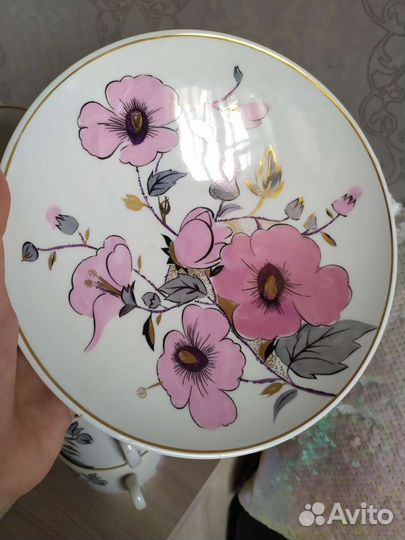 Чайный сервиз СССР лфз на 6 персон