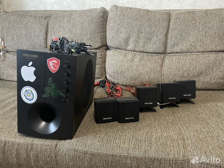 Microlab колонки 5.1 м-1300