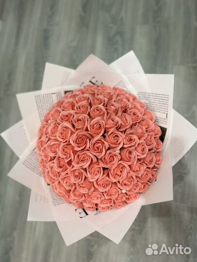 Букеты из 15,35,51,65,101 розы с доставкой