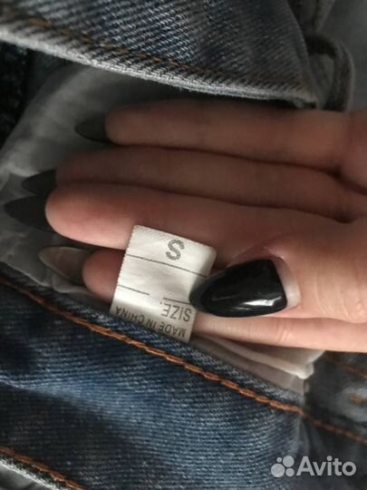 Джинсовые шорты на высокой талии