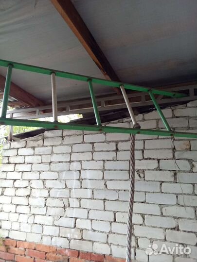 Лестница железная детская с канатом