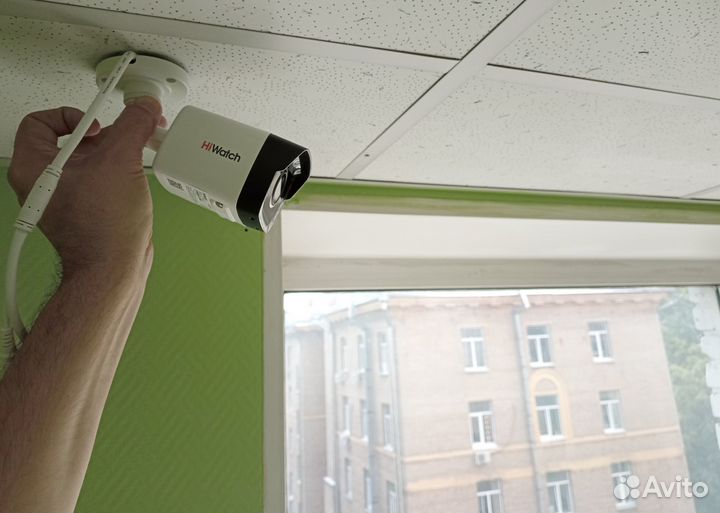 Камера IP 4Мп HiWatch DS-I450M(B) 2.8mm с микрофон