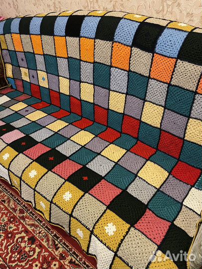 Плед ручной работы