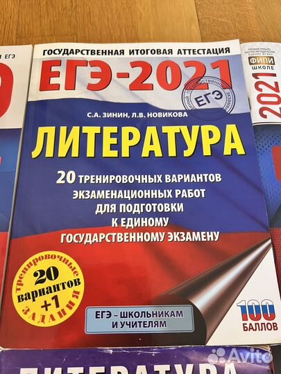 Пособия для подготовки к Егэ по литературе