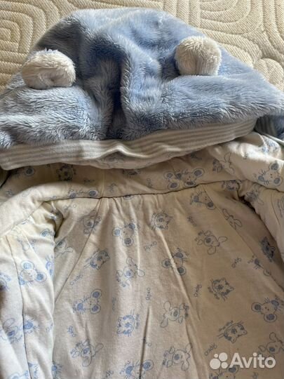 Конверт на выписку новорожденного плюшевый