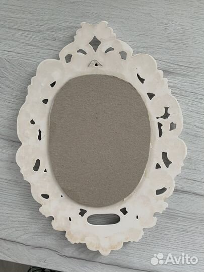 Картина маслом кот, в гипсовой рамке 23х31 см