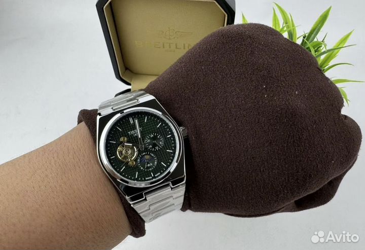 Часы мужские Tissot prx хронограф green