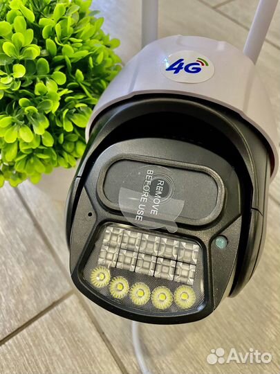 Умная камера видеонаблюдения 4G (от симки) 5MP