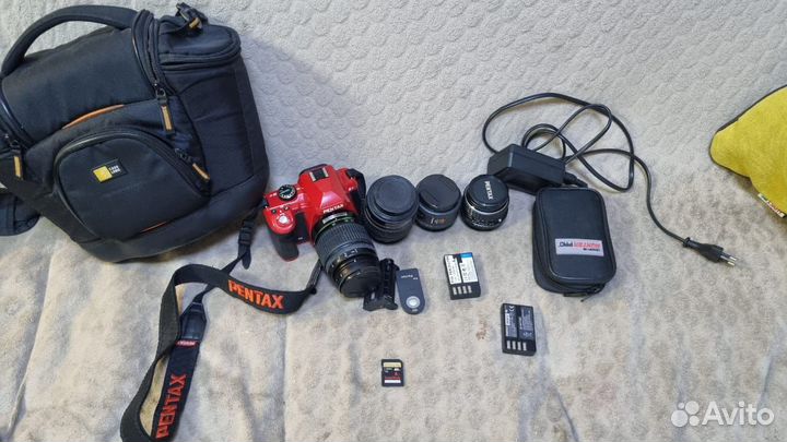 Зеркальный фотоаппарат Pentax k-r+объектив