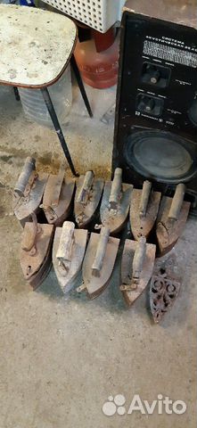 Утюг угольный,чугунный-раритет