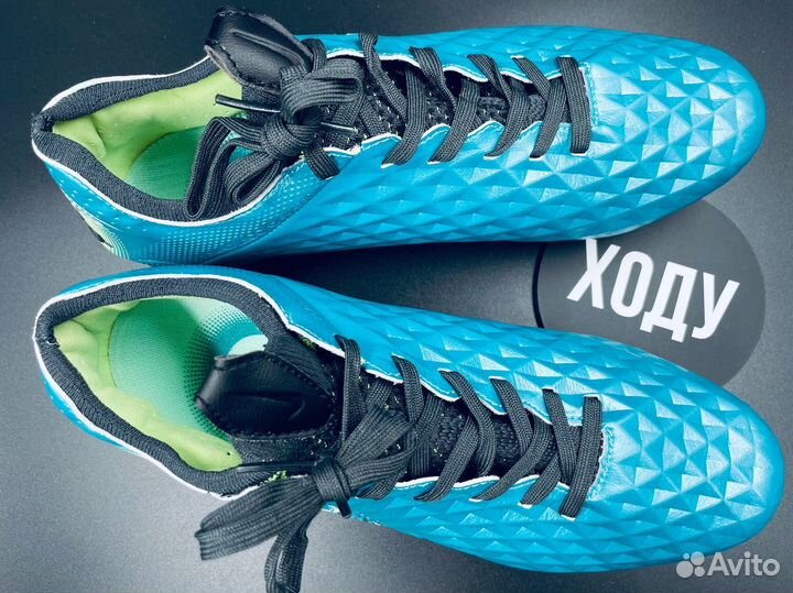 Бутсы Nike tiempo 39-45 blue