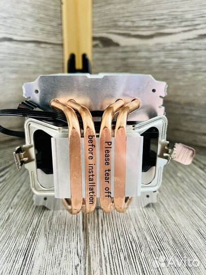 Кулер процеccорный RGB 4 трубки