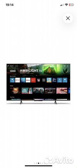 Телевизор SMART tv Philips ambilight 50