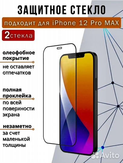 Стекло Защитное Premium на все модели iPhone