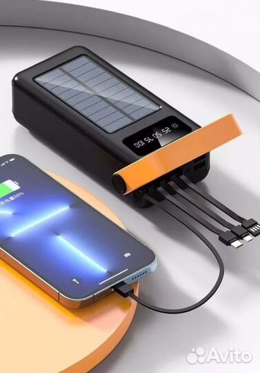 Внешний аккумулятор 60000 mAh, черный