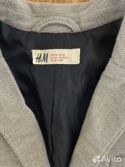 Пиджак для мальчика 128