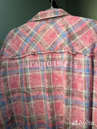 Рубашка lime в клетку