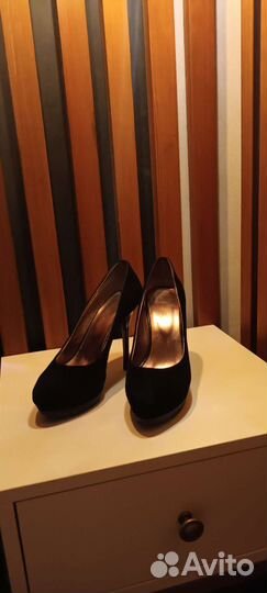 Туфли женские 38 размер, натуральная замша