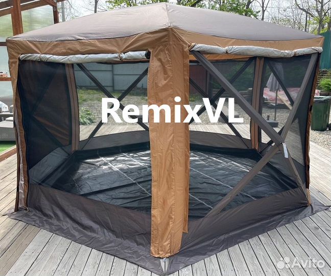 Видео Шатер 6601 автомат тент кухня + пол палатка