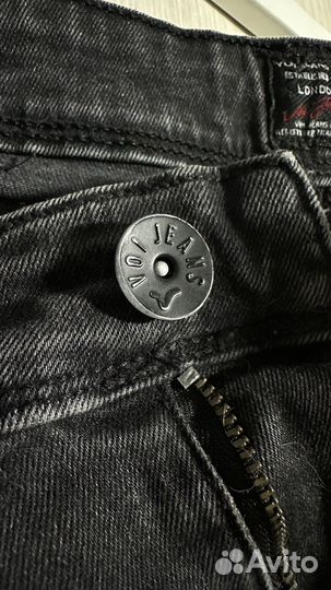 Джинсы скинни черные