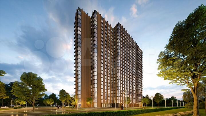 1-к. апартаменты, 18,8 м², 10/24 эт.