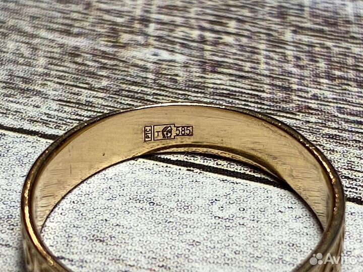 Кольцо, золото 585