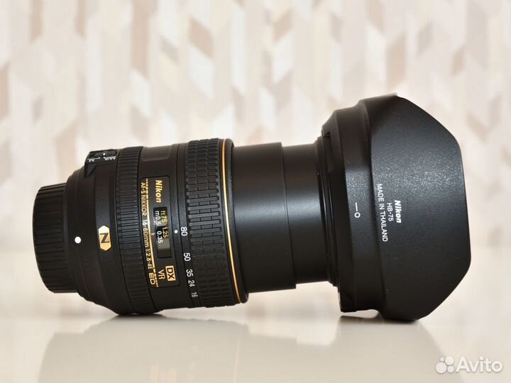 Никон AF-S DX nikkor 16-80mm f/2.8-4E ED VR