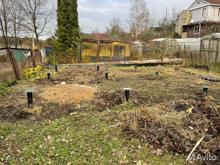 108 винтовая свая с оголовком. Монтаж. Доставка