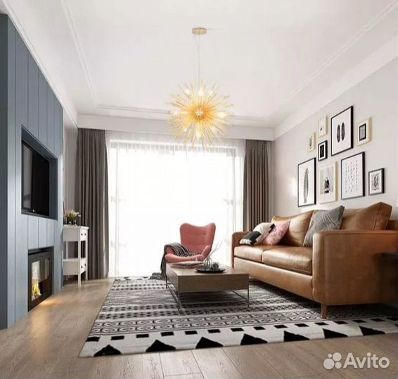 Потолочная подвесная люстра новая