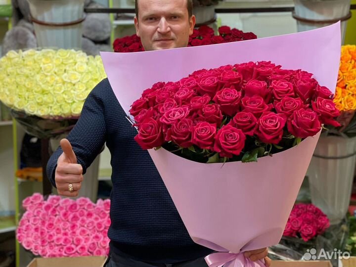 15 роз 51 25 31 25 Розы Цветы доставка