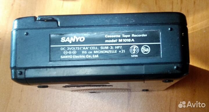 Кассетный диктофон Sanyo