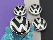 Колпачки 4 шт заглушки на литые диски Volkswagen