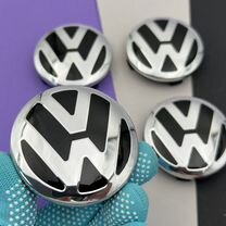 Колпачки 4 шт заглушки на литые диски Volkswagen